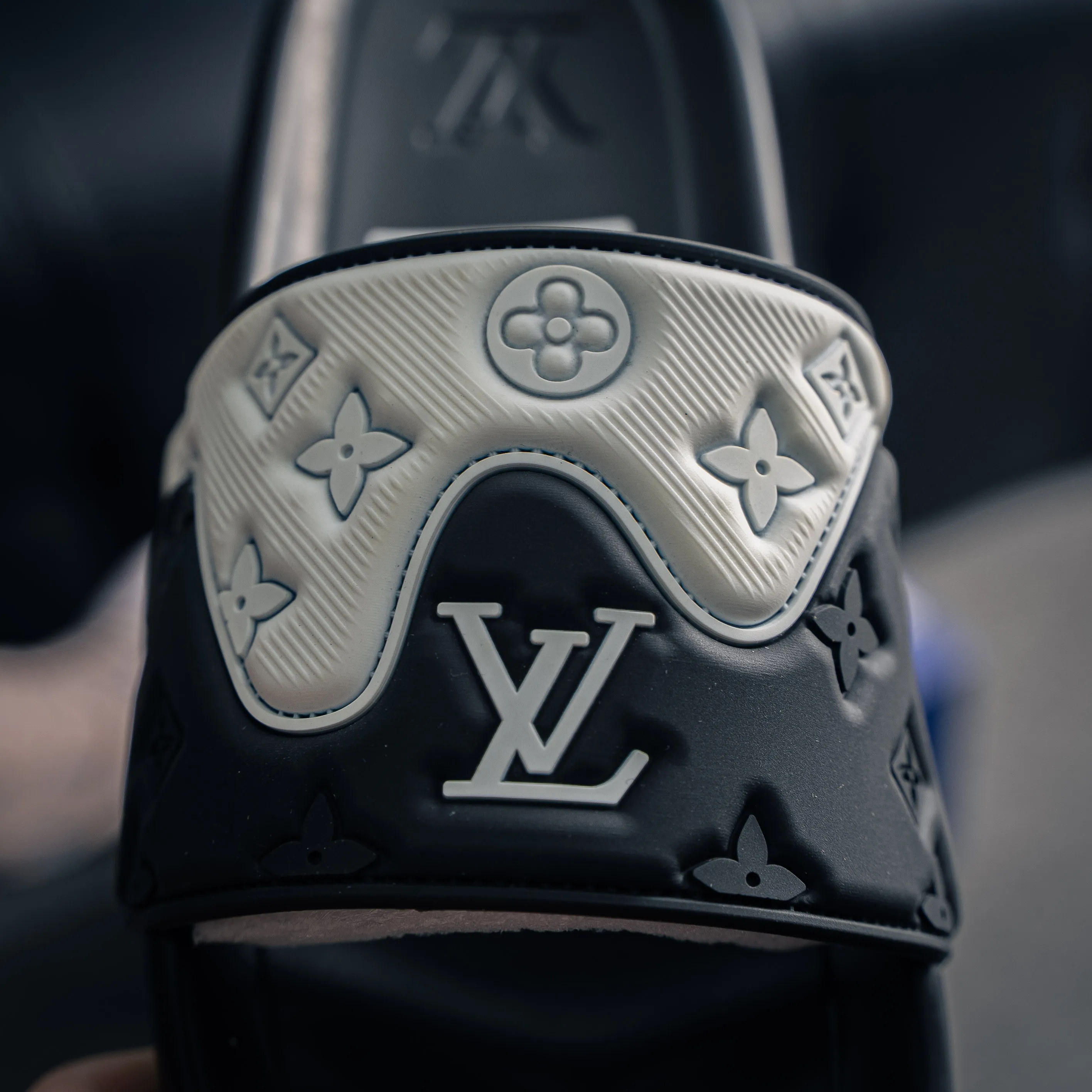 YS 【YS 】 LV Monogram Shoes Black White Shoes ✦ Waterfront ✦ Shoes Monogram ， ✦